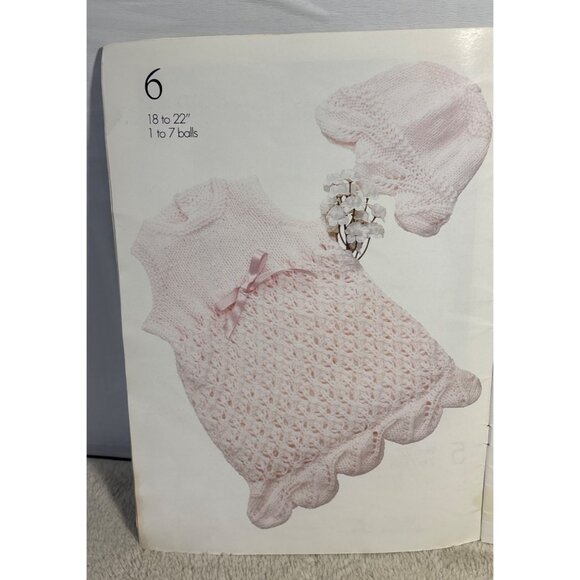 Knitting Pattern Booklet Hayfield Pretty Baby 7062 12 Designs DK Yarn 0 To 30 Mo - Picture 5 of 9